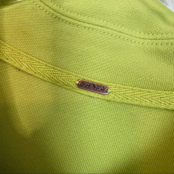 Free people ruby yellow oversized jacket S - Picture 4 of 8